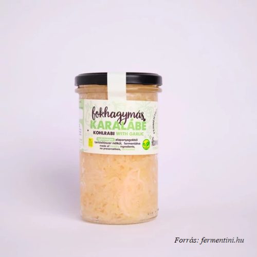 Fermentált fokhagymás karalábé 450g